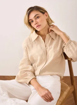 Neutral Long Sleeve Minimalist Shirt