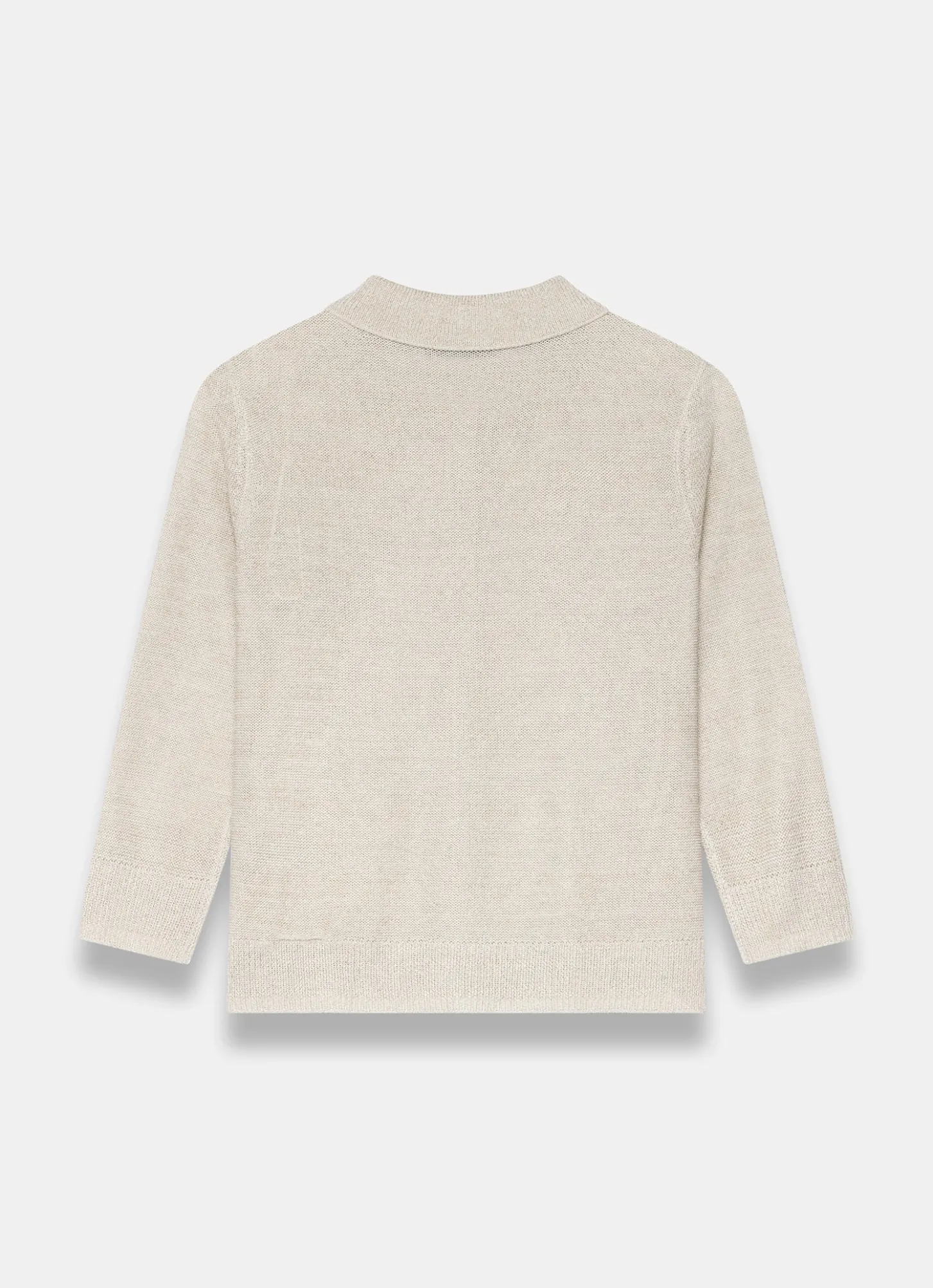 Neutral Metallic Knit Top