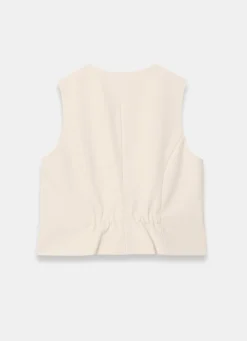 Neutral Tailored Waistcoat