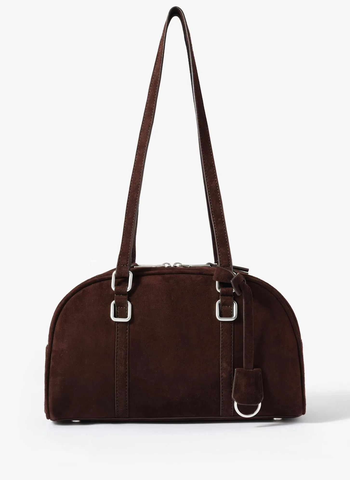 Otti Brown Suede Shoulder Bag