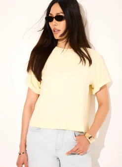 Pale Yellow Cotton Ultimate T-Shirt