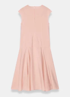 Pink Full Hem Midi Dress