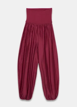 Red Bandeau Balloon Jumpsuit
