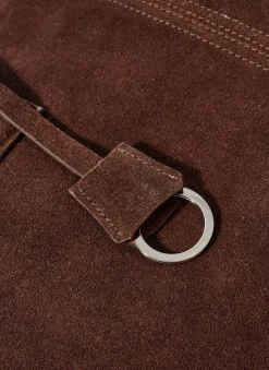 Rue Brown Suede Tote Bag