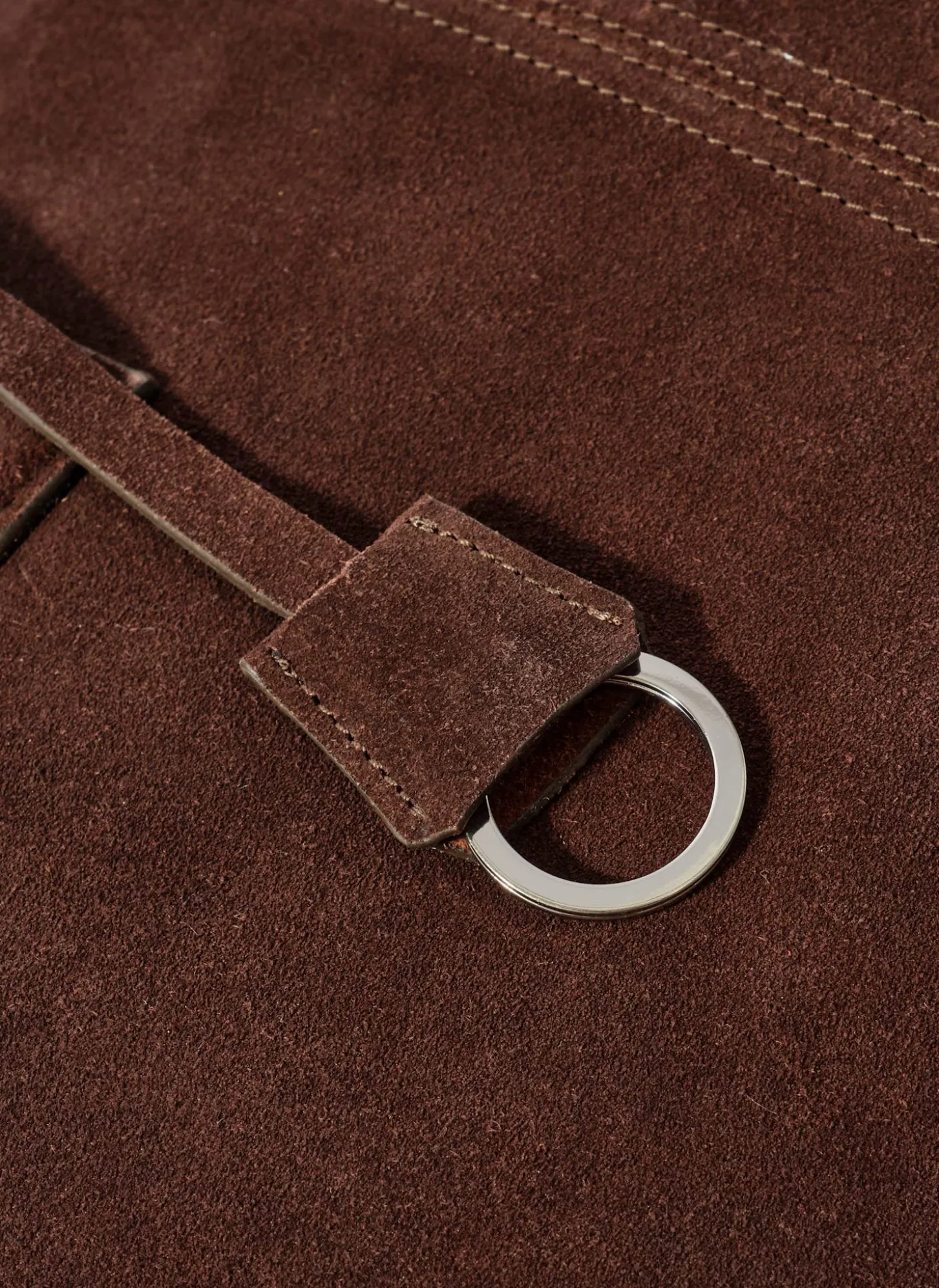 Rue Brown Suede Tote Bag