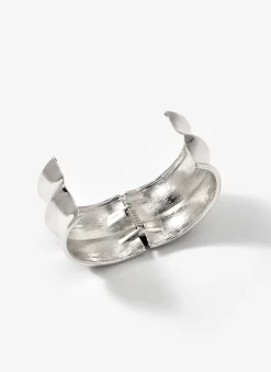 Silver Tone Statement Cuff Bracelet