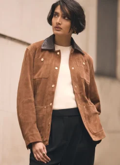 Tan Suede Barn Jacket