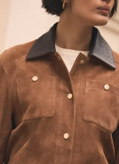 Tan Suede Barn Jacket