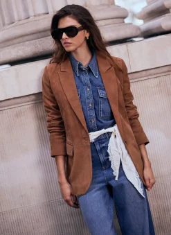 Tan Suede Blazer
