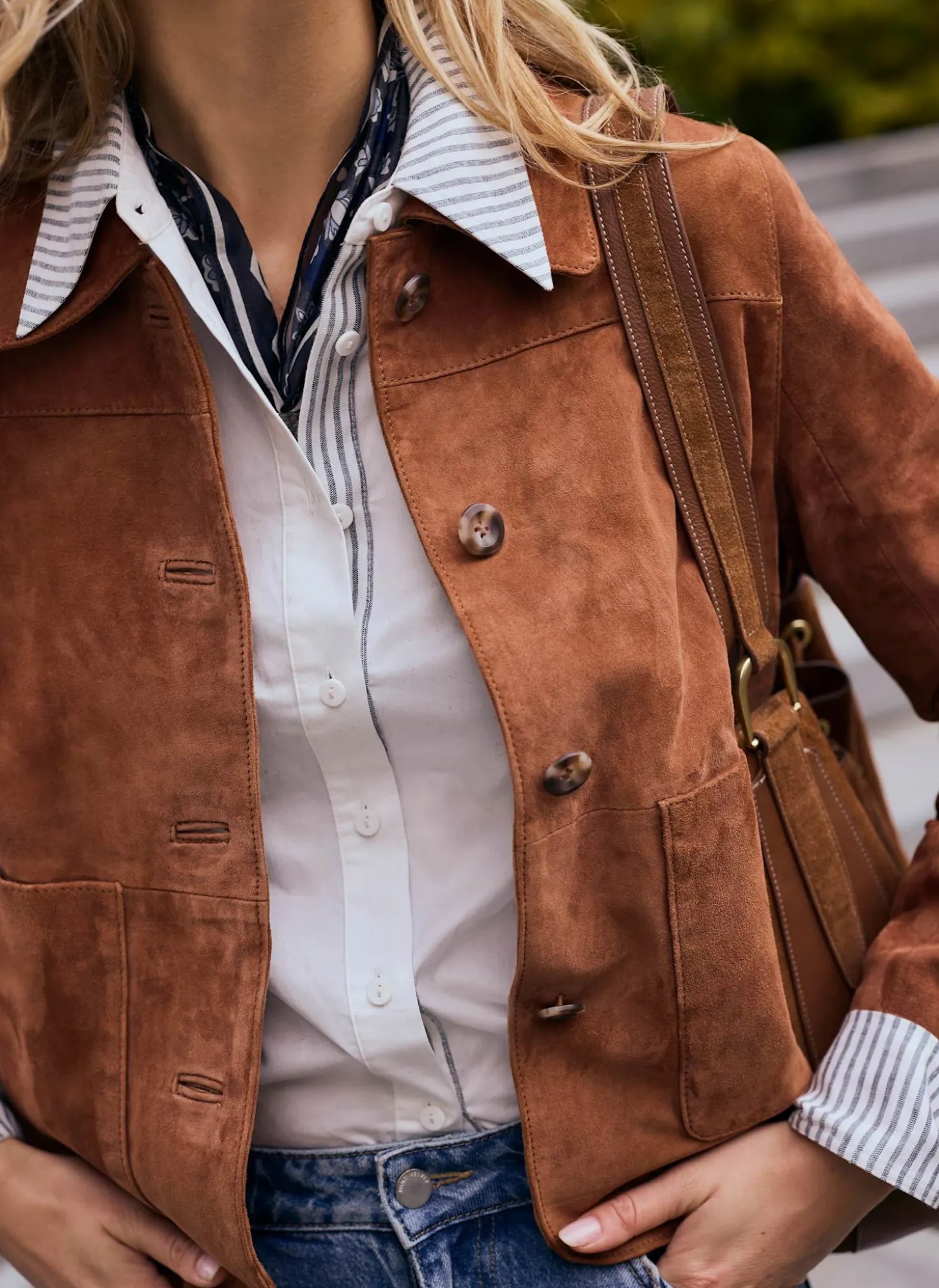 Tan Suede Jacket