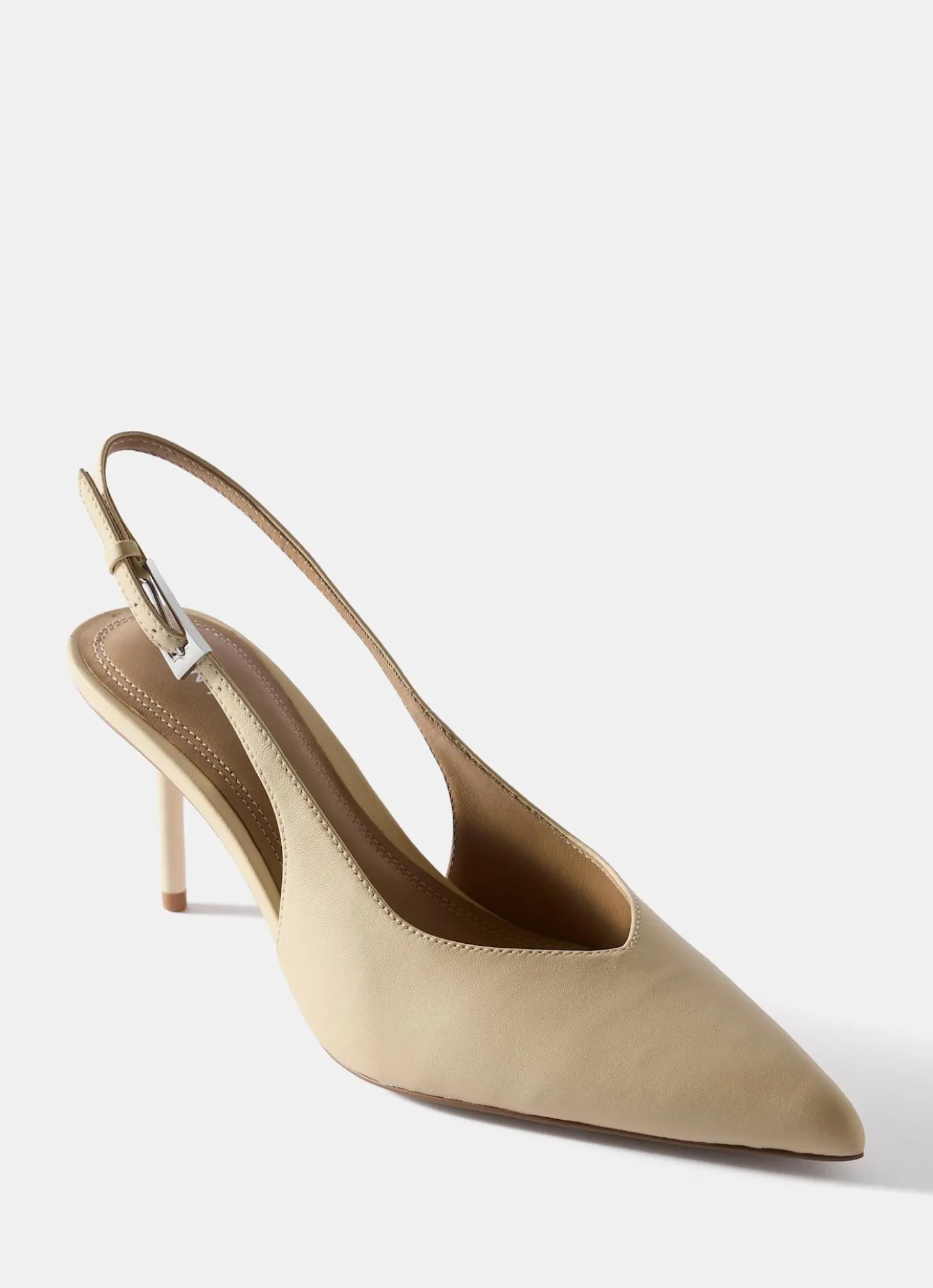 Tori Yellow Leather Heels