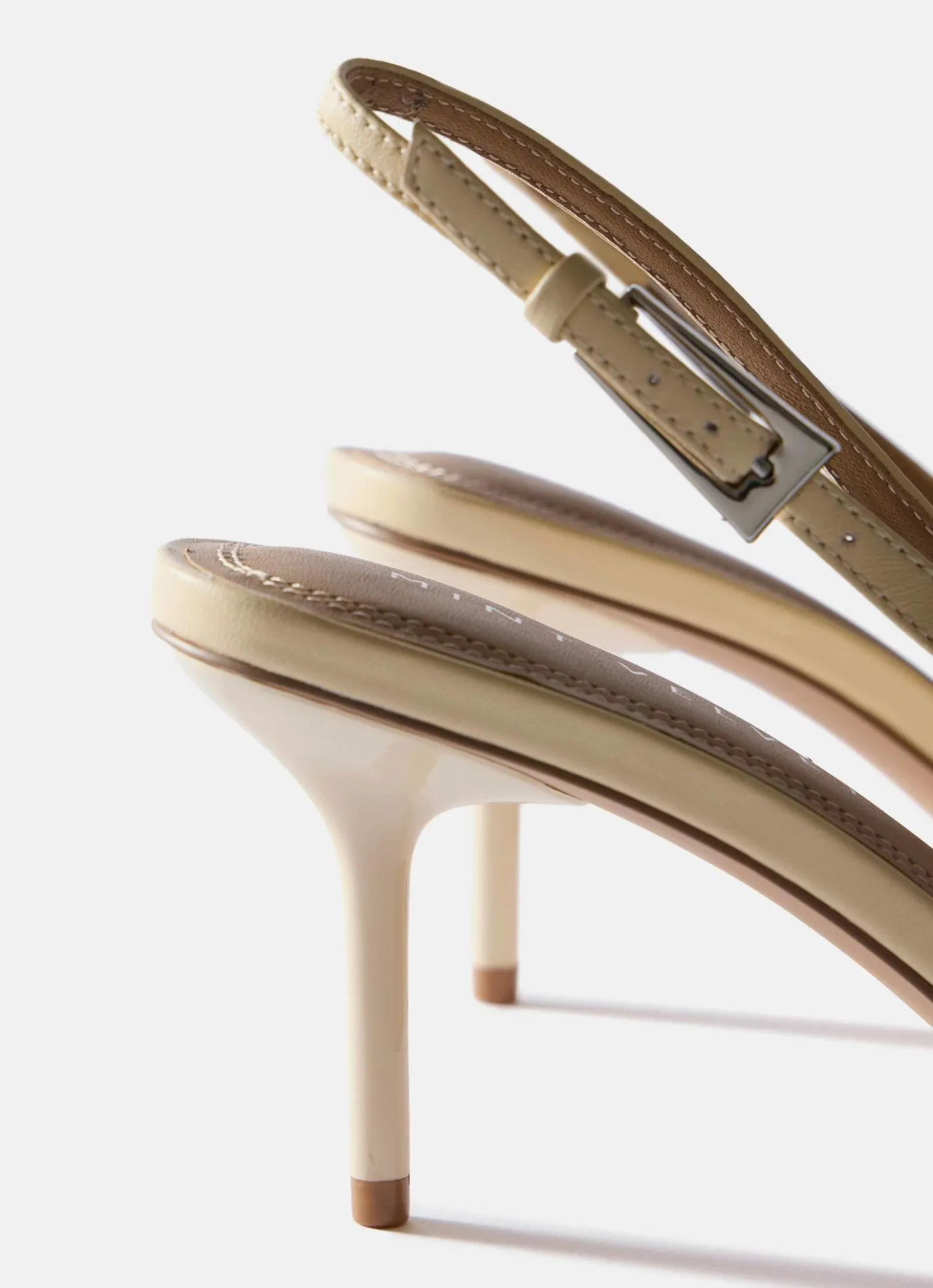 Tori Yellow Leather Heels