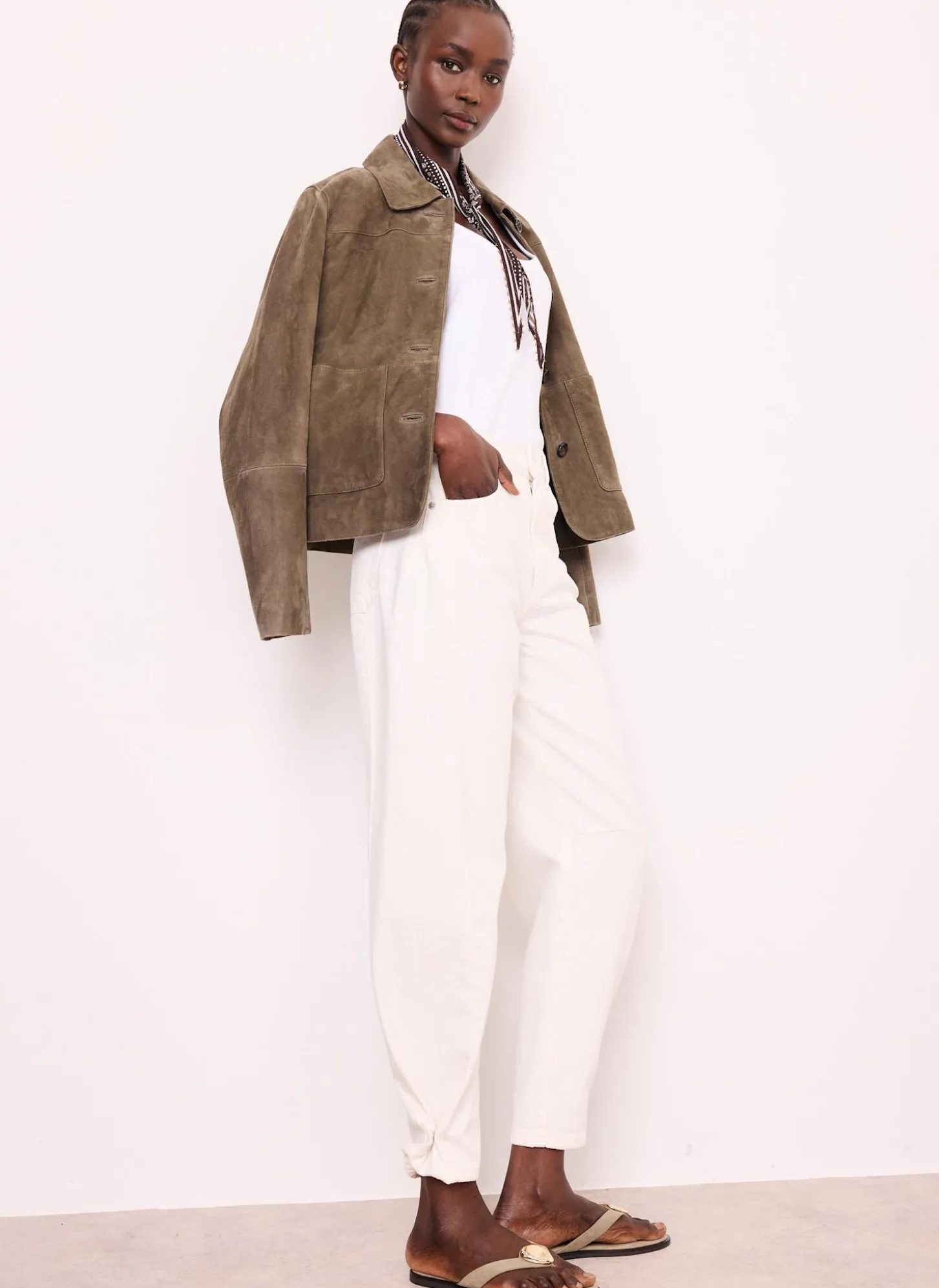 White Balloon Popper Jeans