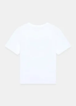 White Cotton Milan Graphic T-Shirt