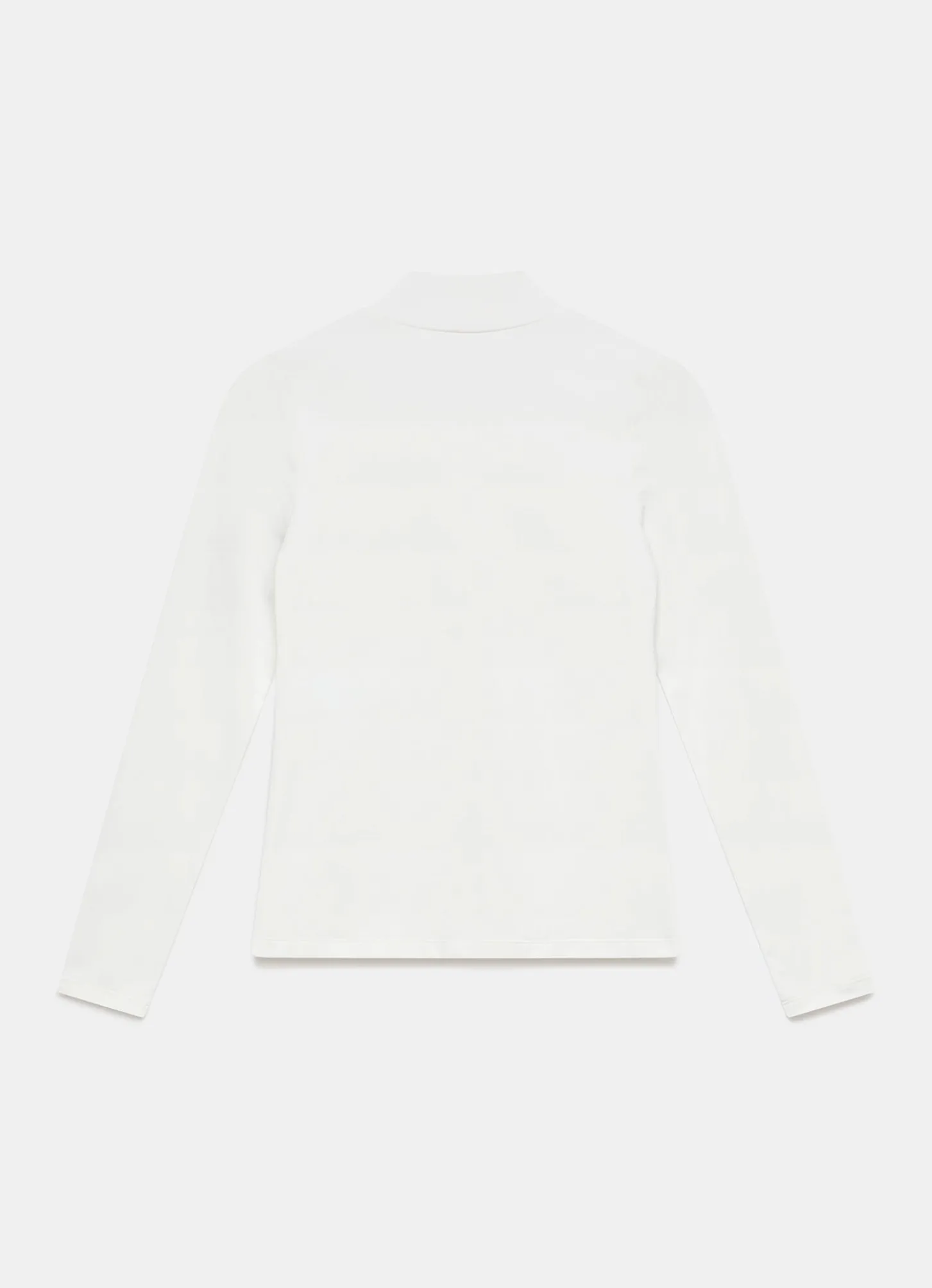 White High Neck Layering Top