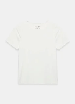 White Layering Short Sleeve Top