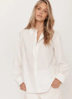 White Oversized Tailored Shirt