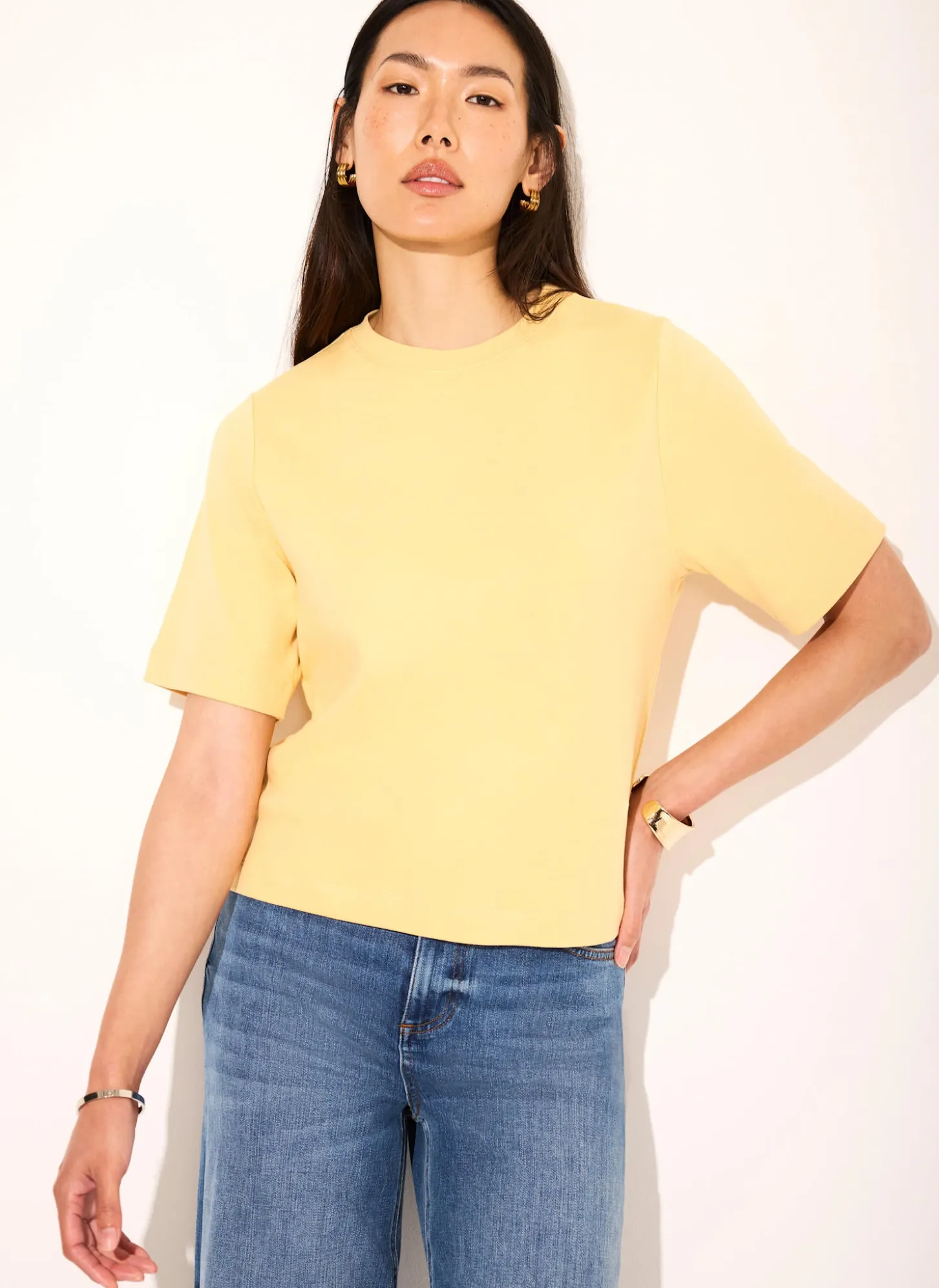 Yellow Cotton Ultimate T-Shirt