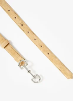 Yellow Suede Snaffle Belt